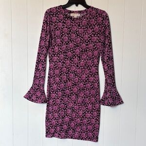 Like New Michael Kors Bell Sleeve Midi Dress! Size Small